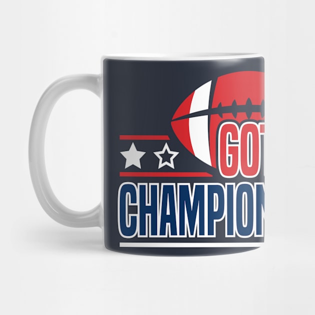 Championship Football Final Game LIII Fan Design by TeeShirt_Expressive